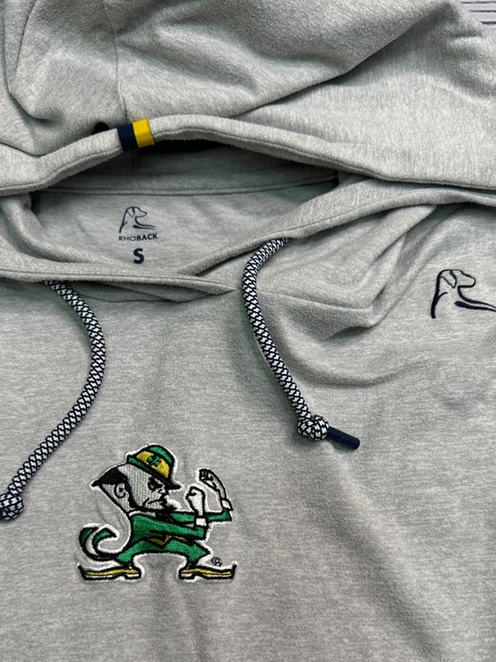 RHOBACK Fighting Irish Sweatshirt Unisex S Notre Dame - Picture 2 of 11